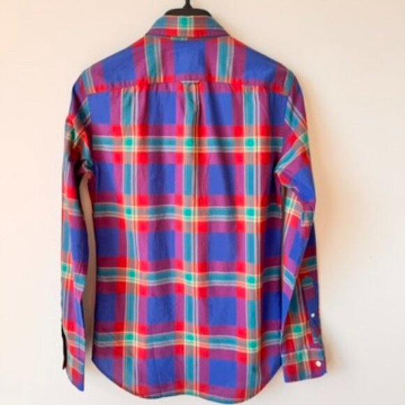 NWT Club Monaco Edward BD Slim Fit Plaid Long Sleeve Shirt - Picture 4 of 8